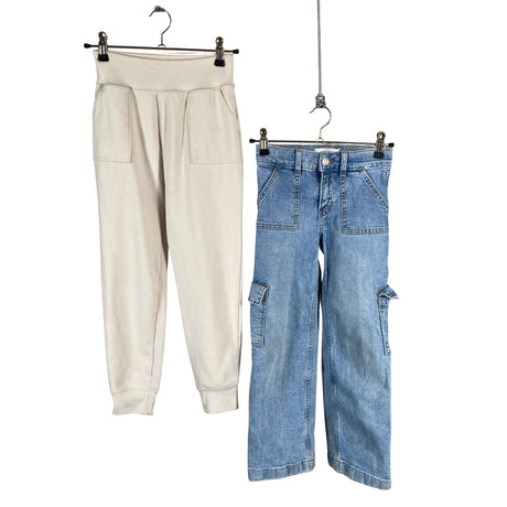 Tyttöjen Abercrombie&Fitch - Farkut, koko 122 - 128 - Vaaleansininen ()