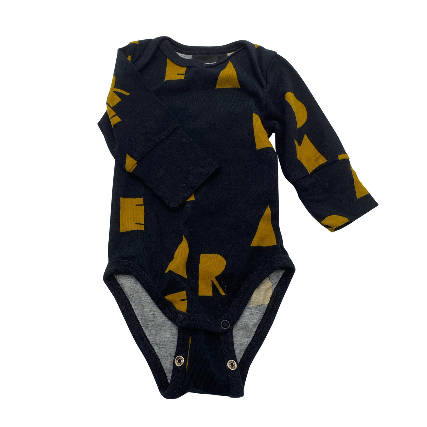 Unisex Papu - Body, koko 50 - 56 - Musta (1)