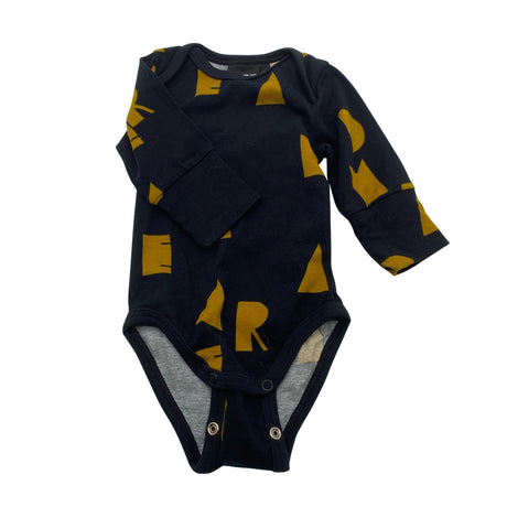 Unisex Papu - Body, koko 50 - 56 - Musta ()