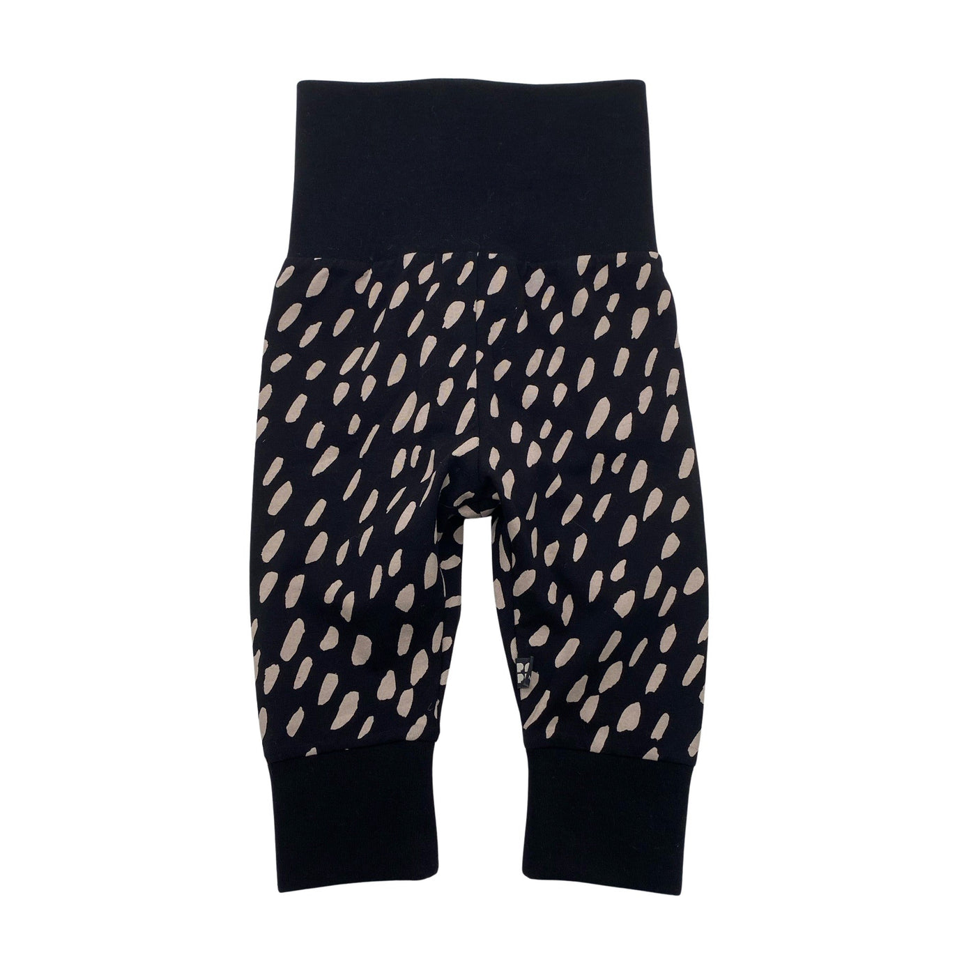 Unisex Papu - Trikoohousut, koko 62 - 68 - Musta (1)