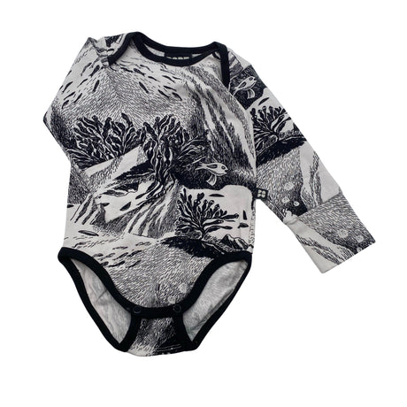 Unisex Papu - Body, koko 74 - 80 - Valkoinen ()