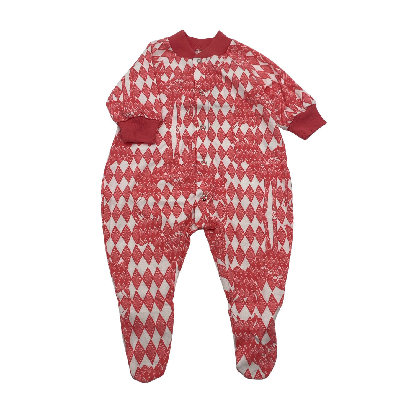 Unisex Pikkuset - Haalari, koko 56 - 62 - Punainen (1)