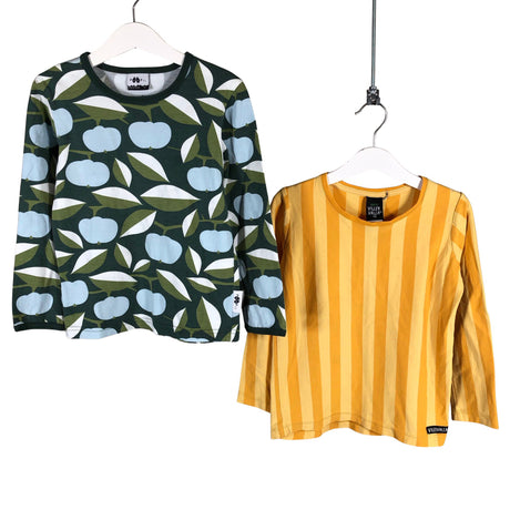 Unisex Villervalla - Trikoopaita, koko 116 - 122 - Vihreä ()
