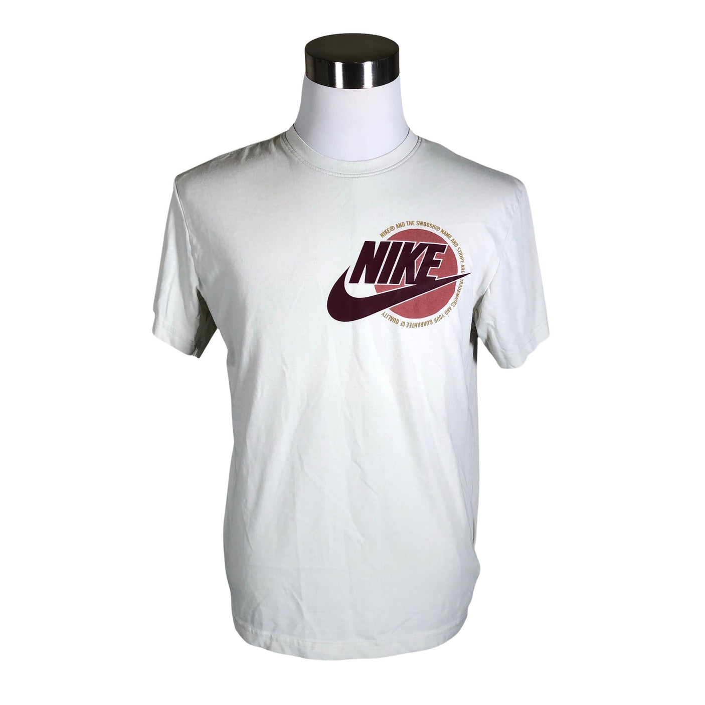 Miesten Nike - T-paita, koko S - Luonnonvalkoinen (1)