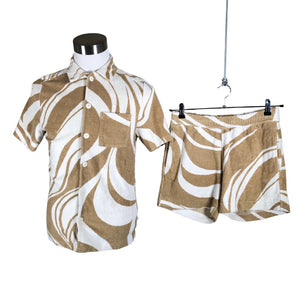 Miesten J.Lindeberg - Collegeasu, koko S - Beige (1)