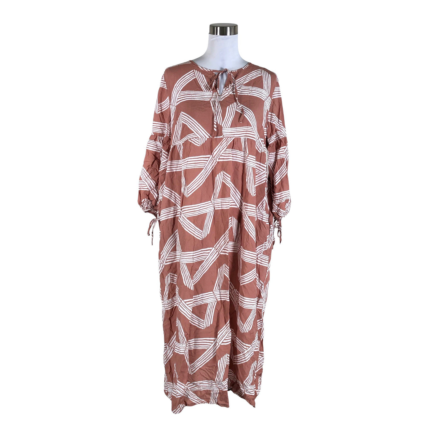 Naisten Nanso - Sifonkimekko, koko 40 - Vaaleanpunainen (1)