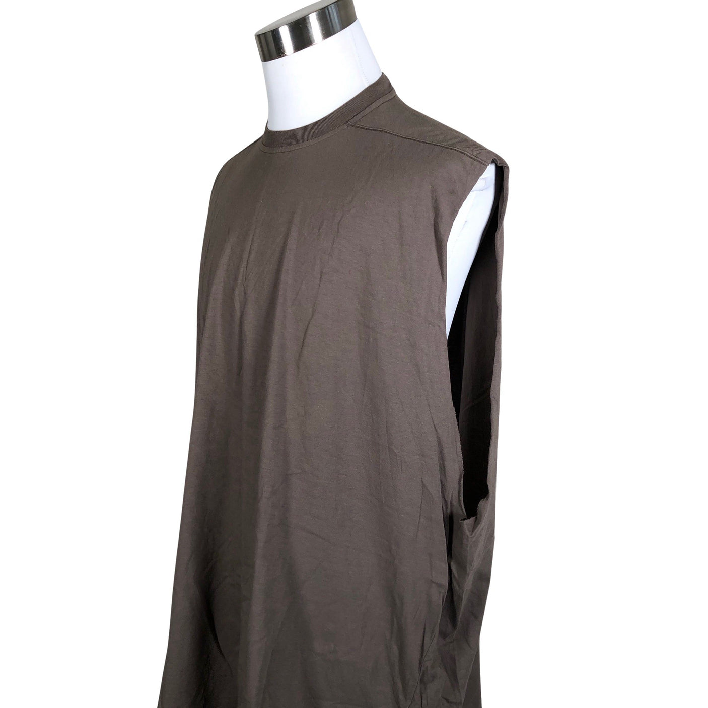 Miesten Rick Owens - Hihaton paita, koko XL - Ruskea (3)