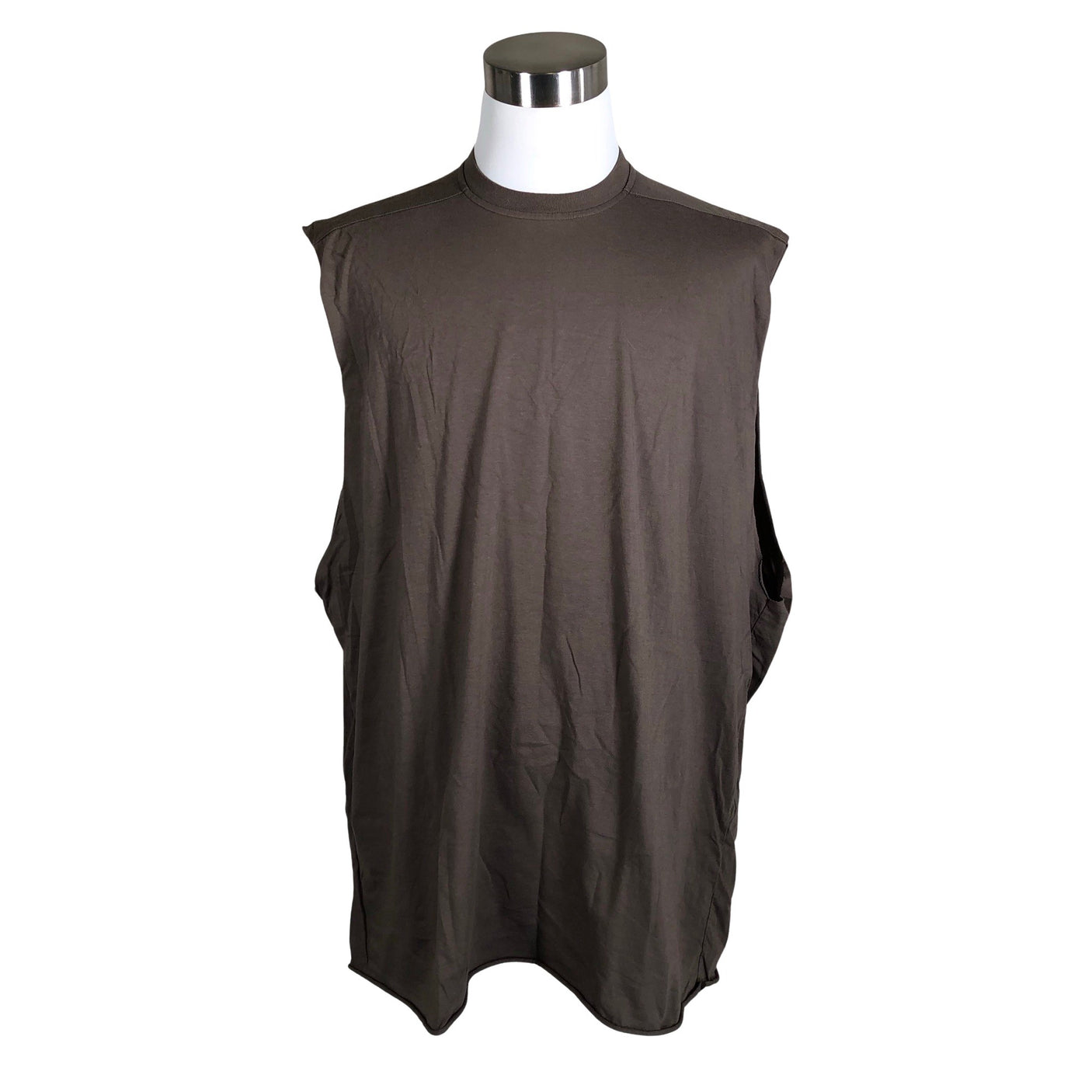 Miesten Rick Owens - Hihaton paita, koko XL - Ruskea (1)