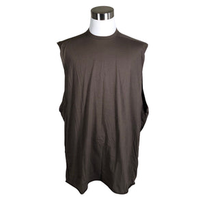 Miesten Rick Owens - Hihaton paita, koko XL - Ruskea (1)