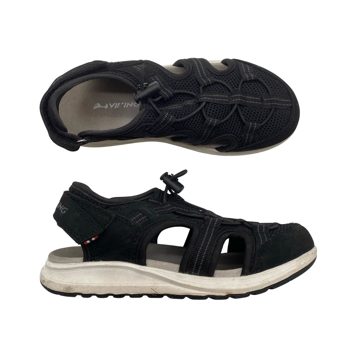 Unisex Viking - Sandaalit, koko 33 - Musta (1)