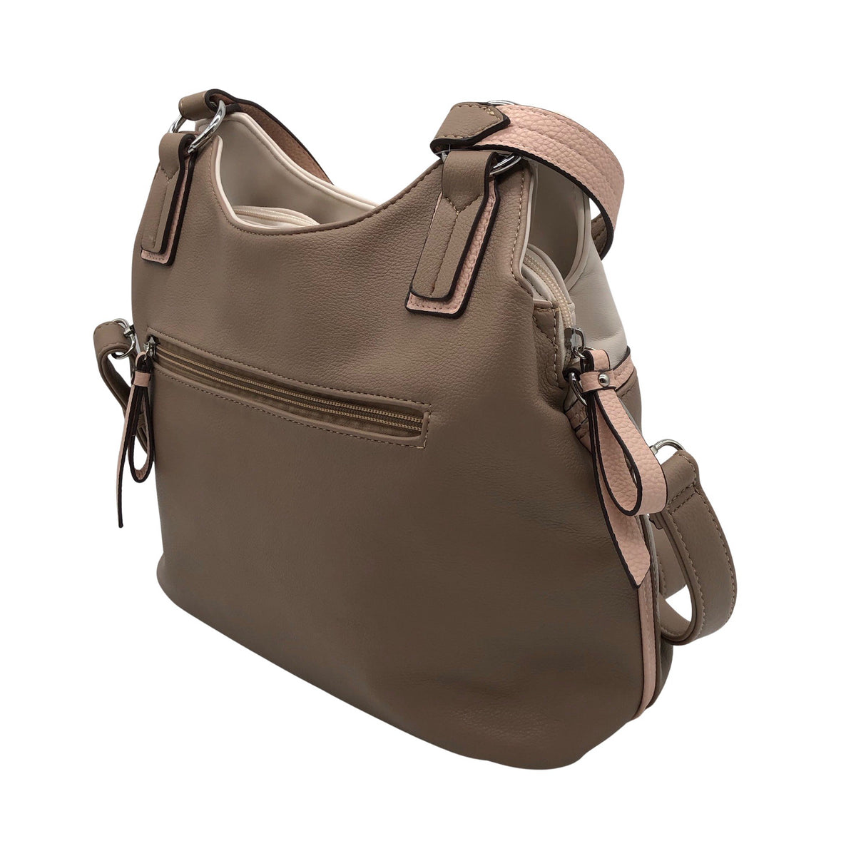 Naisten Tom Tailor - Käsilaukku, koko Midi - Beige (2)