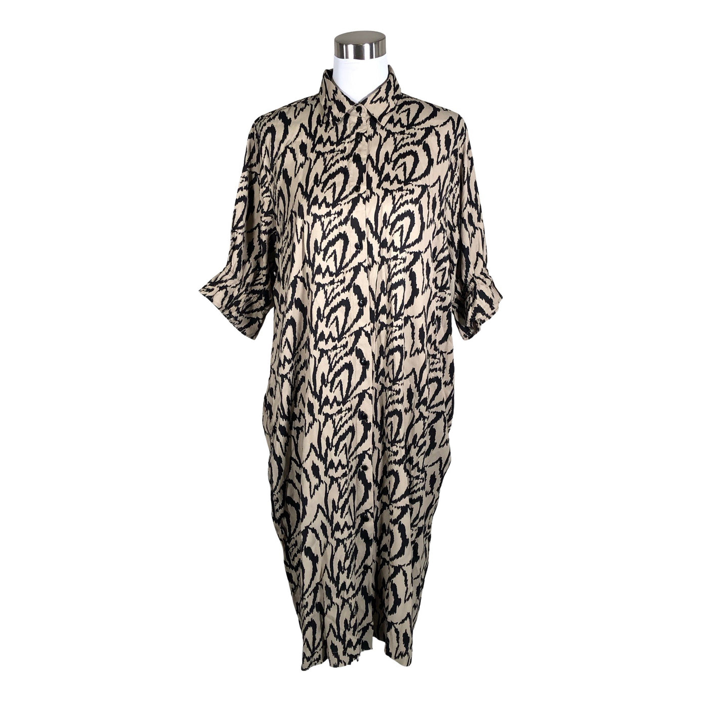 Naisten Kaffe - Sifonkimekko, koko 40 - Beige (1)