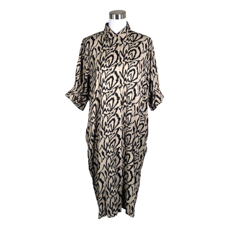 Naisten Kaffe - Sifonkimekko, koko 40 - Beige ()