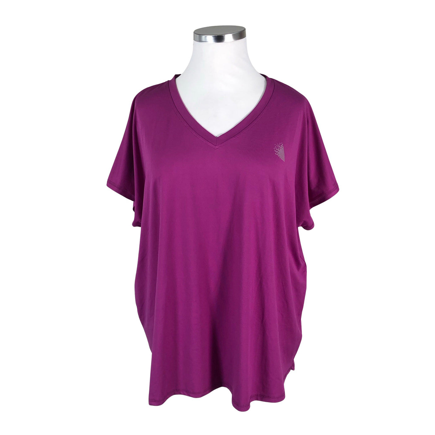 Naisten Zizzi - Urheilupaita, lyhyet hihat, koko 50 - Violetti (1)