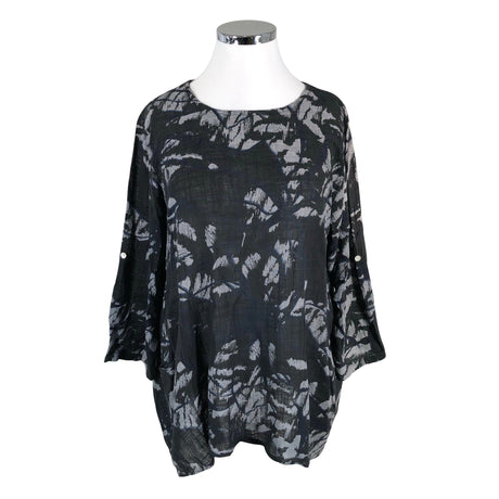 Naisten Kotirouva - Kangastunika, koko 46 - Musta ()