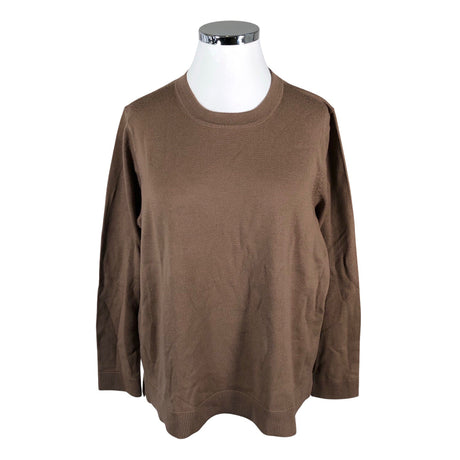 Naisten Essentials by Stockmann - Neulepaita, koko 46 - Ruskea ()
