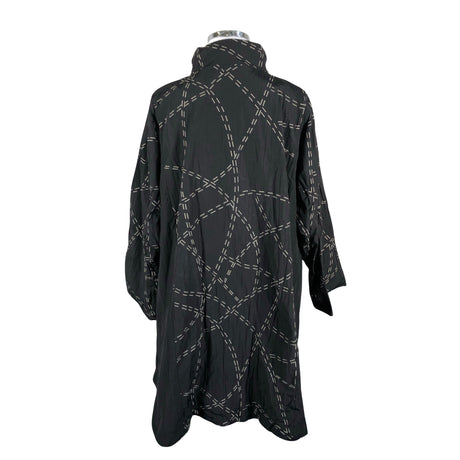 Naisten Aino - Trenssitakki, koko 40 - Musta (2)