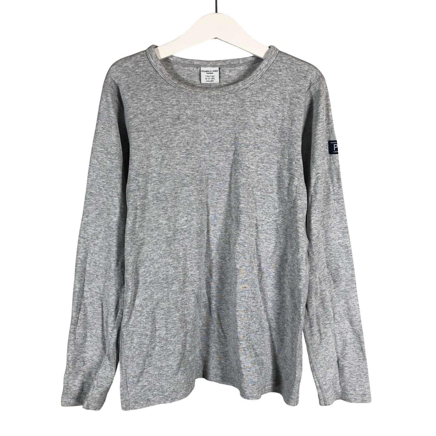 Unisex Polarn O. Pyret - Trikoopaita, koko 134 - 140 - Harmaa (1)