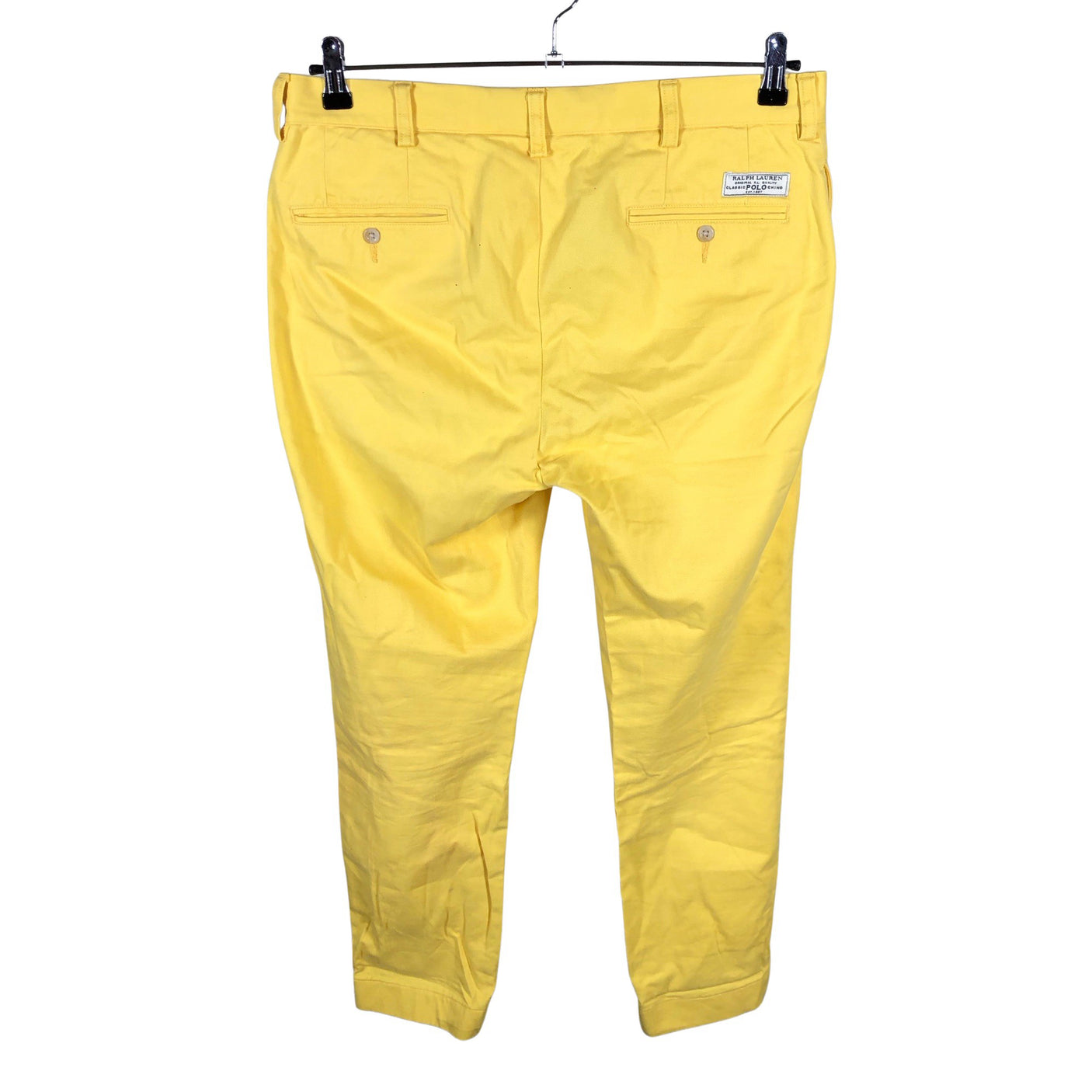 Naisten Polo Ralph Lauren - Chinot, koko 34 - Keltainen (2)