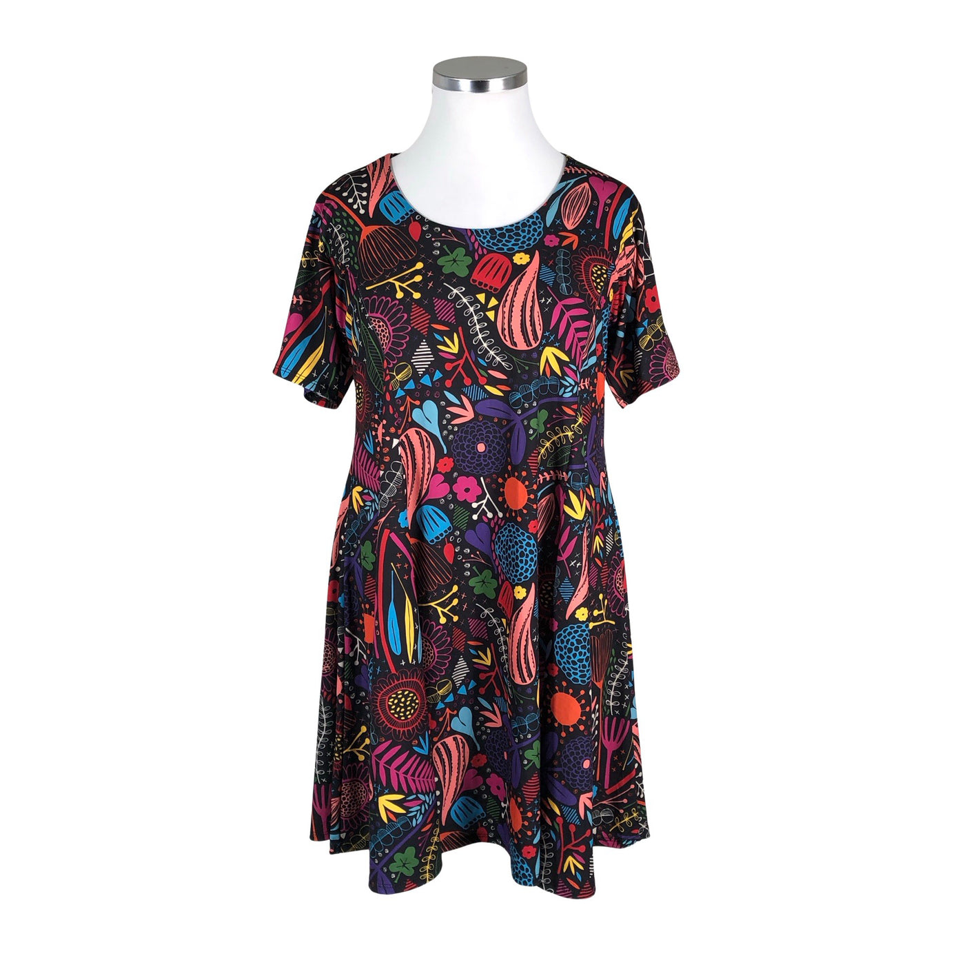 Naisten Dress Like Marie - Trikoomekko, koko 42 - Musta (1)