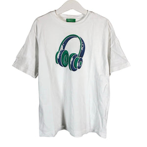 Unisex Benetton - T-paita, koko 134 - 140 - Valkoinen (1)