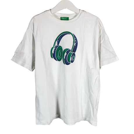 Unisex Benetton - T-paita, koko 134 - 140 - Valkoinen ()