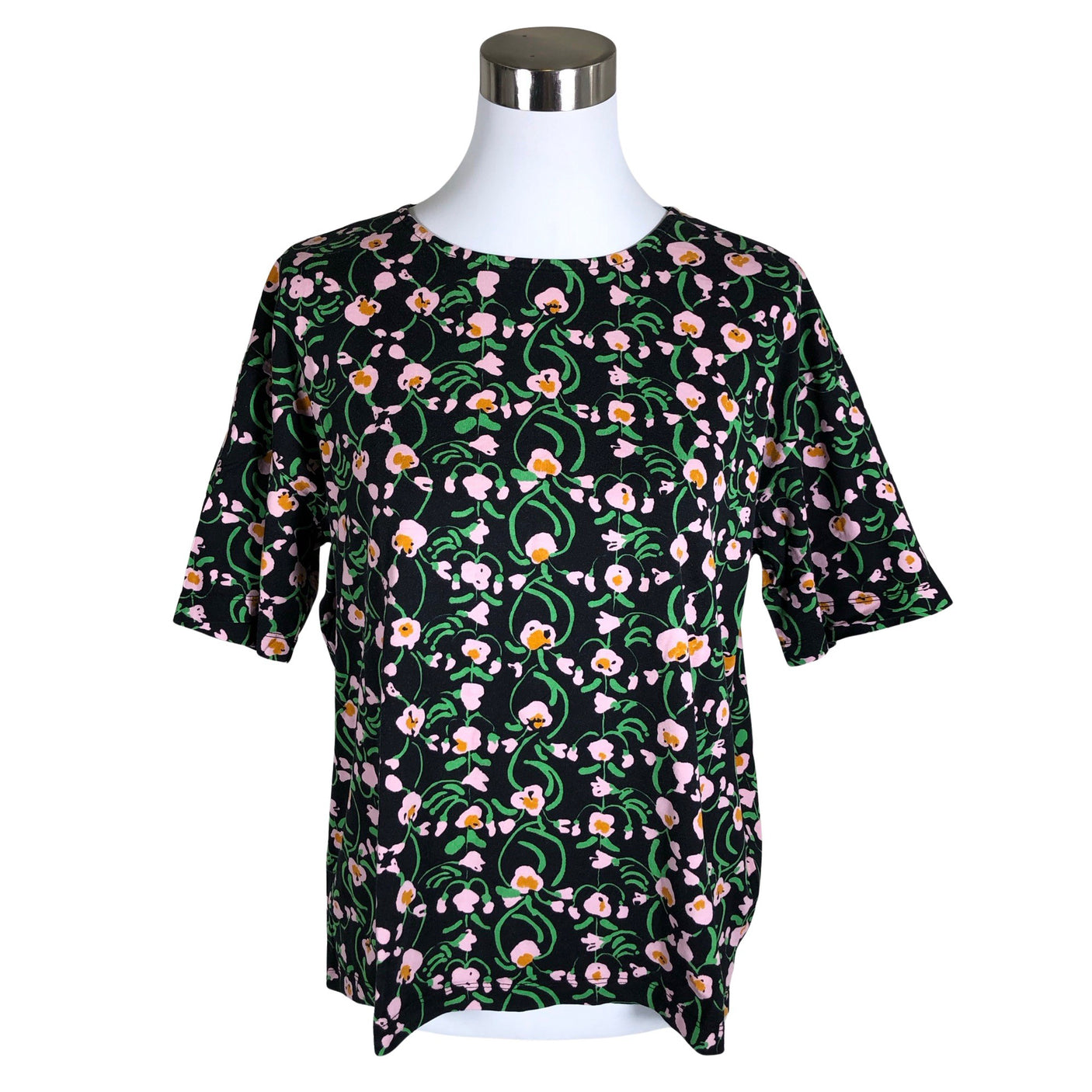 Naisten Marimekko - T-paita, koko 40 - Musta (1)