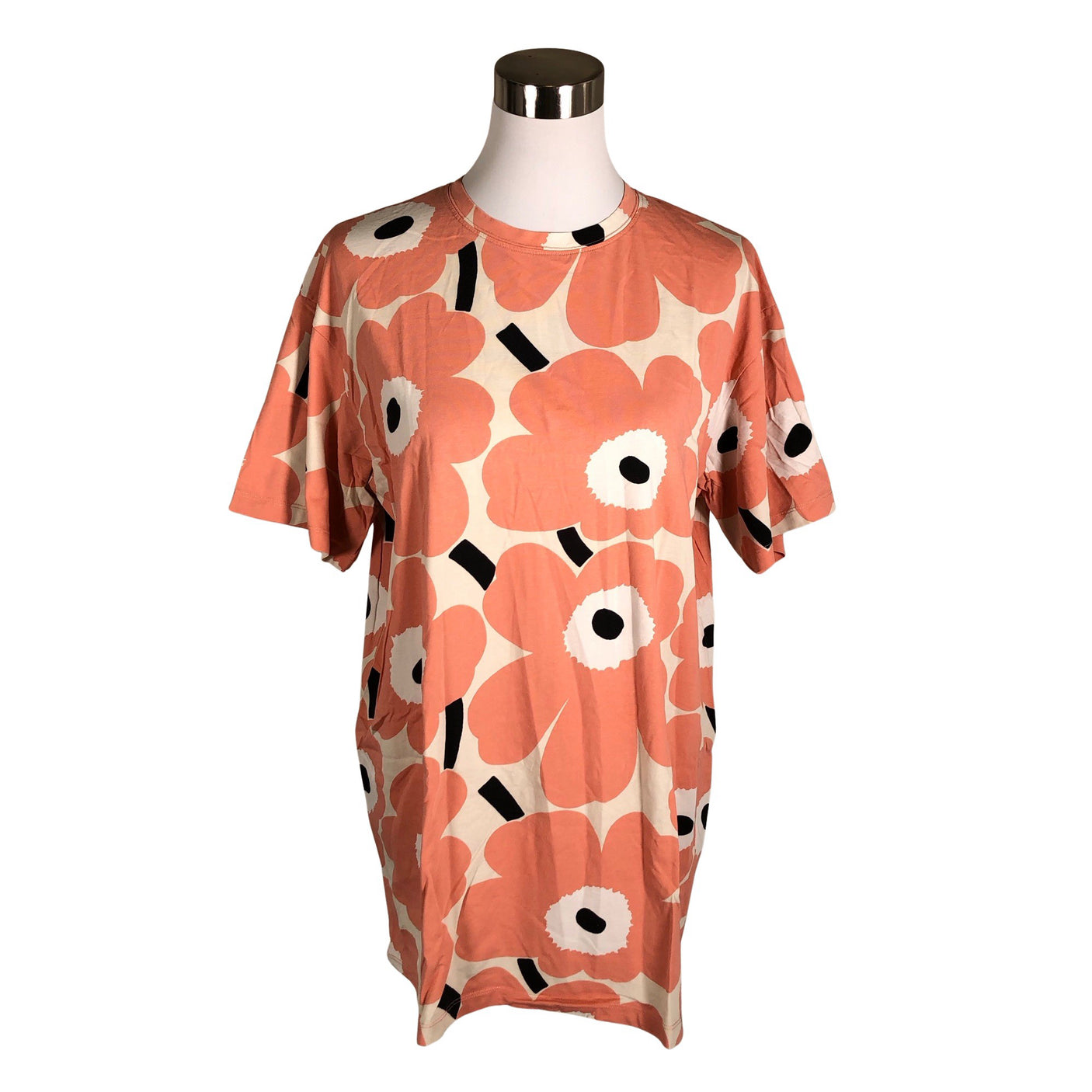 Naisten Marimekko - T-paita, koko 38 - Beige (1)