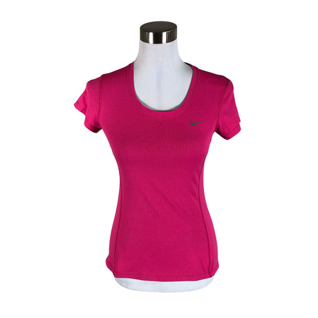 Naisten Nike - Urheilupaita, lyhyet hihat, koko 34 - Pinkki ()