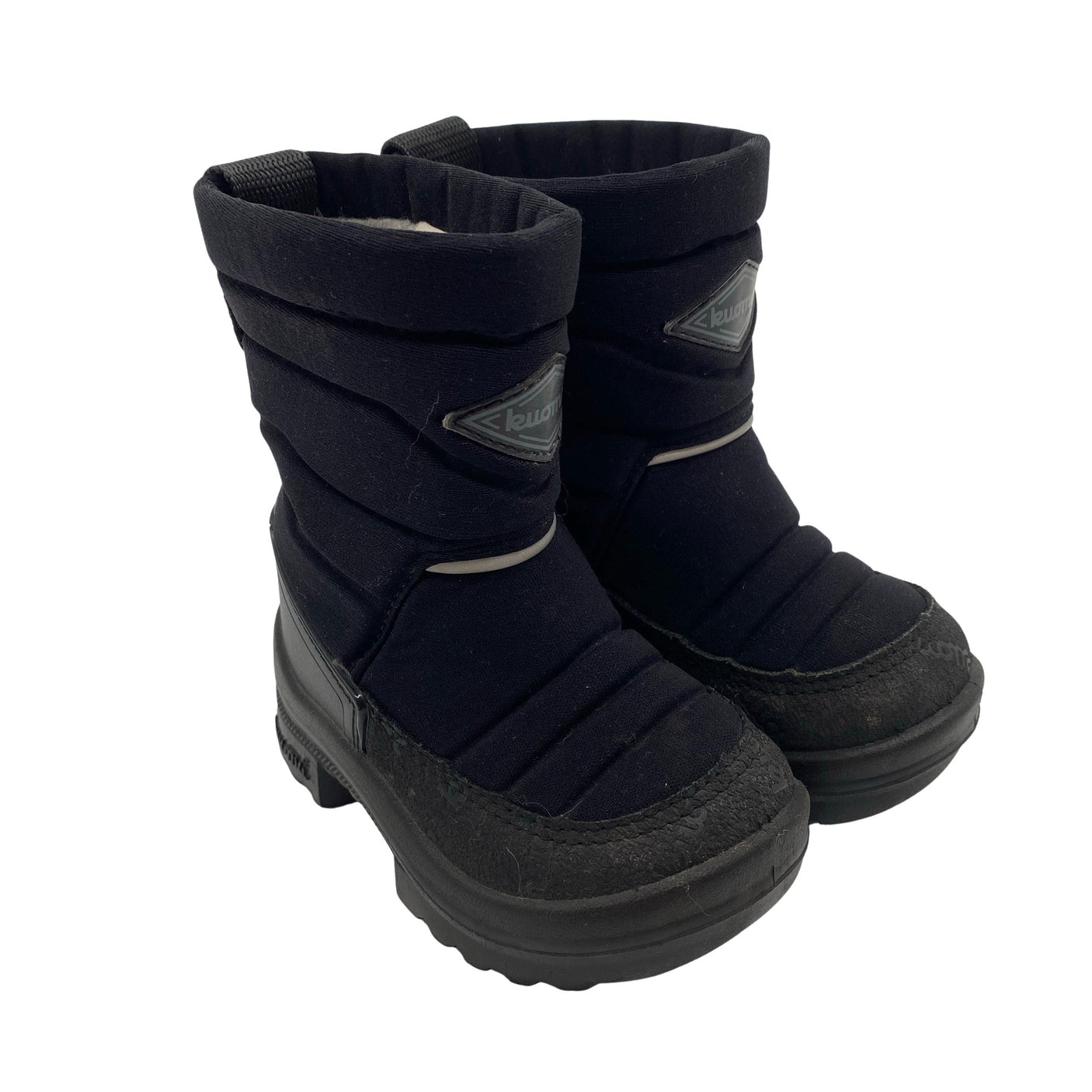 Unisex Kuoma - Talvikengät, koko 22 - Musta (2)