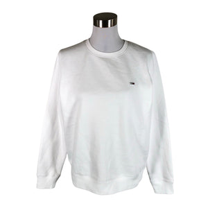 Naisten Tommy Jeans (Tommy Hilfiger) - Collegepaita, koko 40 - Valkoinen (1)