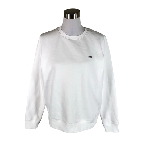 Naisten Tommy Jeans (Tommy Hilfiger) - Collegepaita, koko 40 - Valkoinen ()