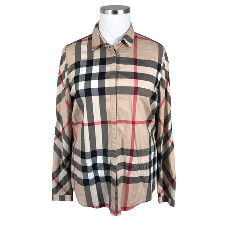 Naisten Burberry Brit - Kauluspaita, koko 42 - Beige ()