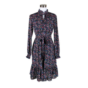 Naisten Handmade - Sifonkimekko, koko 34 - Sininen (1)