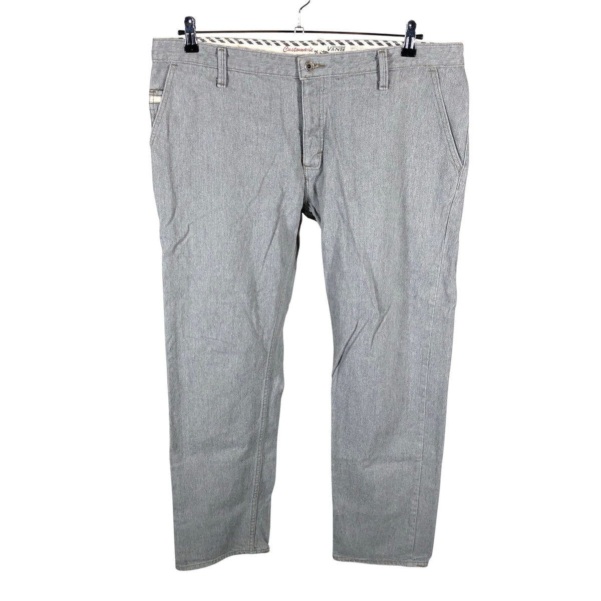 Miesten Vans - Kangashousut, koko W38 - Harmaa (1)