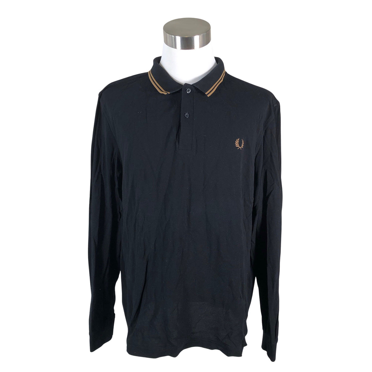 Miesten Fred Perry - Pikeepaita, koko XXXL - Musta (1)