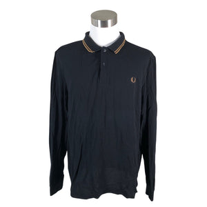 Miesten Fred Perry - Pikeepaita, koko XXXL - Musta (1)
