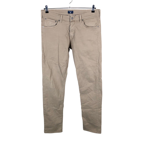 Miesten Gant - Kangashousut, koko W33 - Beige ()