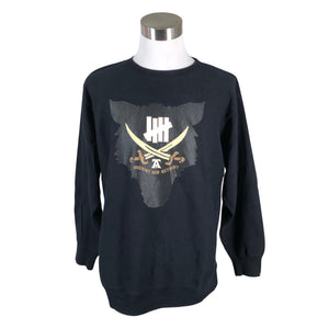 Miesten Undefeated - Collegepaita, koko XXL - Musta (1)