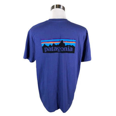 Miesten Patagonia - T-paita, koko XL - Sininen (2)