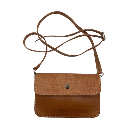 Naisten Handmade - Olkalaukku, koko Mini - Ruskea ()