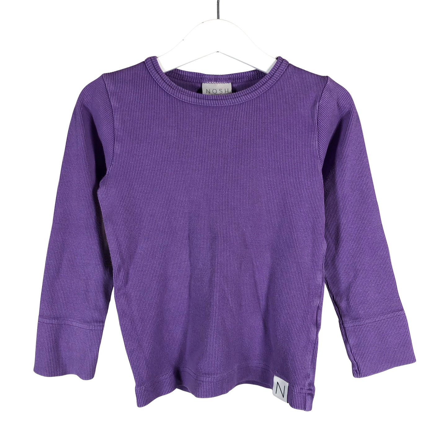Tyttöjen NOSH - Trikoopaita, koko 110 - 116 - Violetti (1)