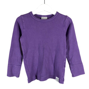 Tyttöjen NOSH - Trikoopaita, koko 110 - 116 - Violetti (1)