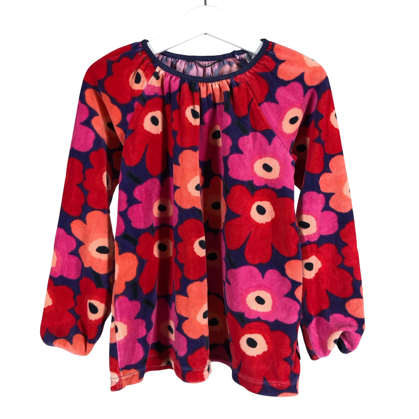 Tyttöjen Marimekko - Collegemekko, koko 116 - 122 - Punainen (1)