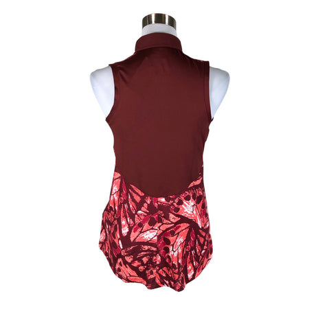 Naisten Peak Performance - Urheilutoppi, koko 38 - Viininpunainen (2)