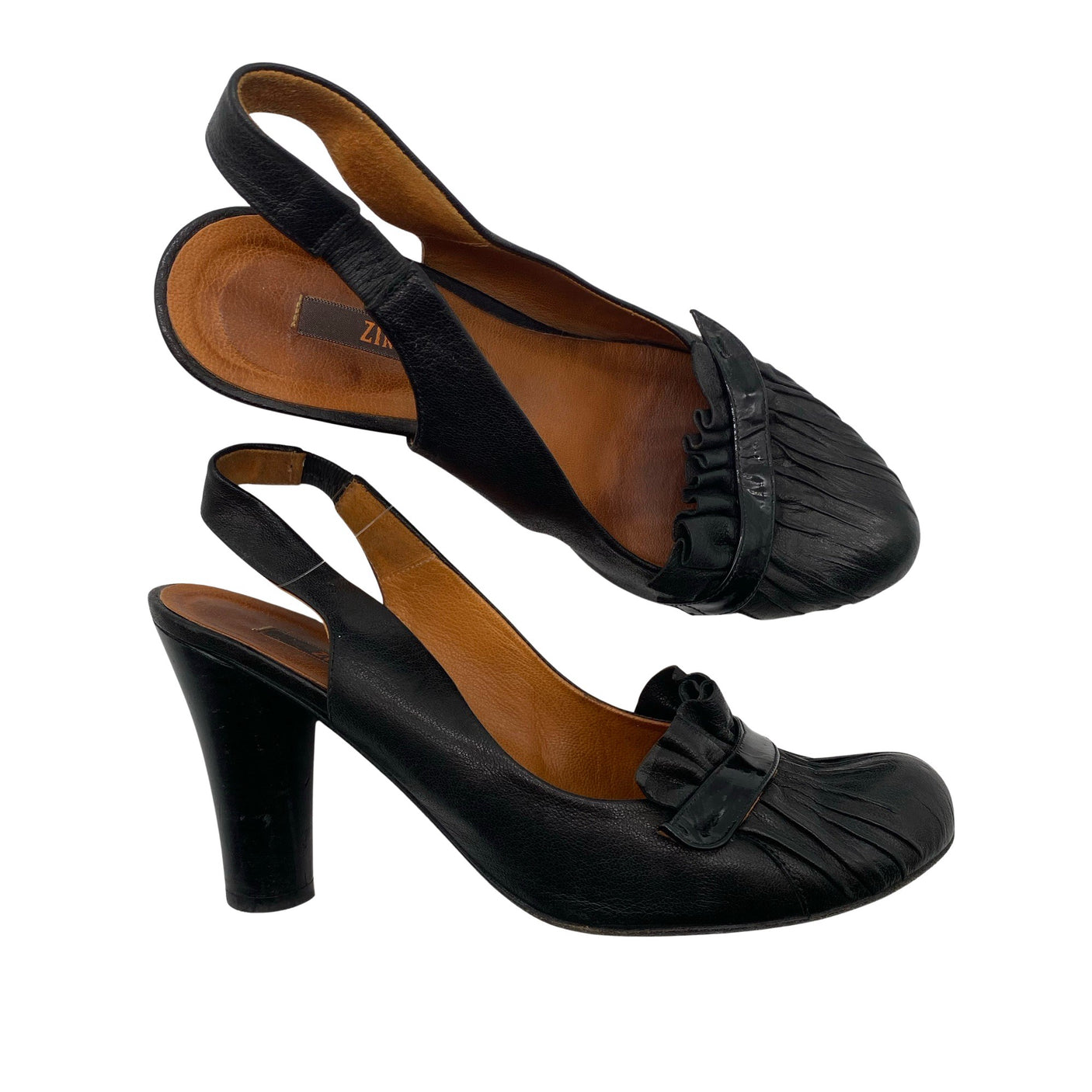 Naisten Zinda - Korkokengät, koko 38 - Musta (1)