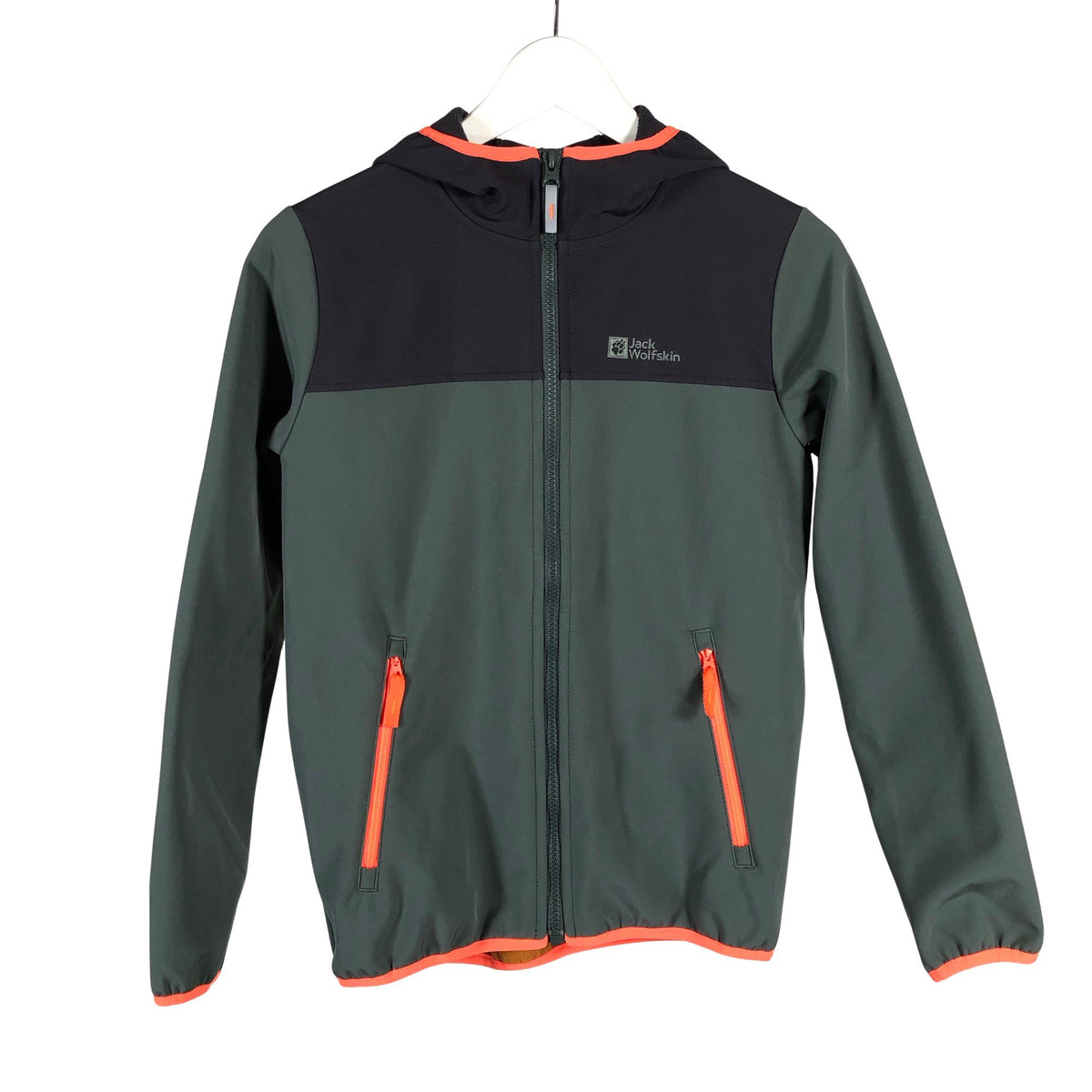 Unisex Jack Wolfskin - Softshell-takki, koko 146 - 152 - Harmaa (1)