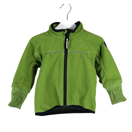 Unisex Polarn O. Pyret - Windfleecetakki, koko 74 - 80 - Vihreä ()