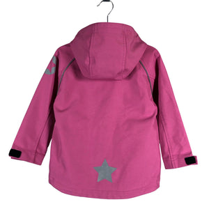 Tyttöjen Villervalla - Softshell-takki, koko 98 - 104 - Pinkki (2)