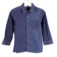 Unisex Ewald - Kauluspaita, koko 92 - 98 - Sininen ()